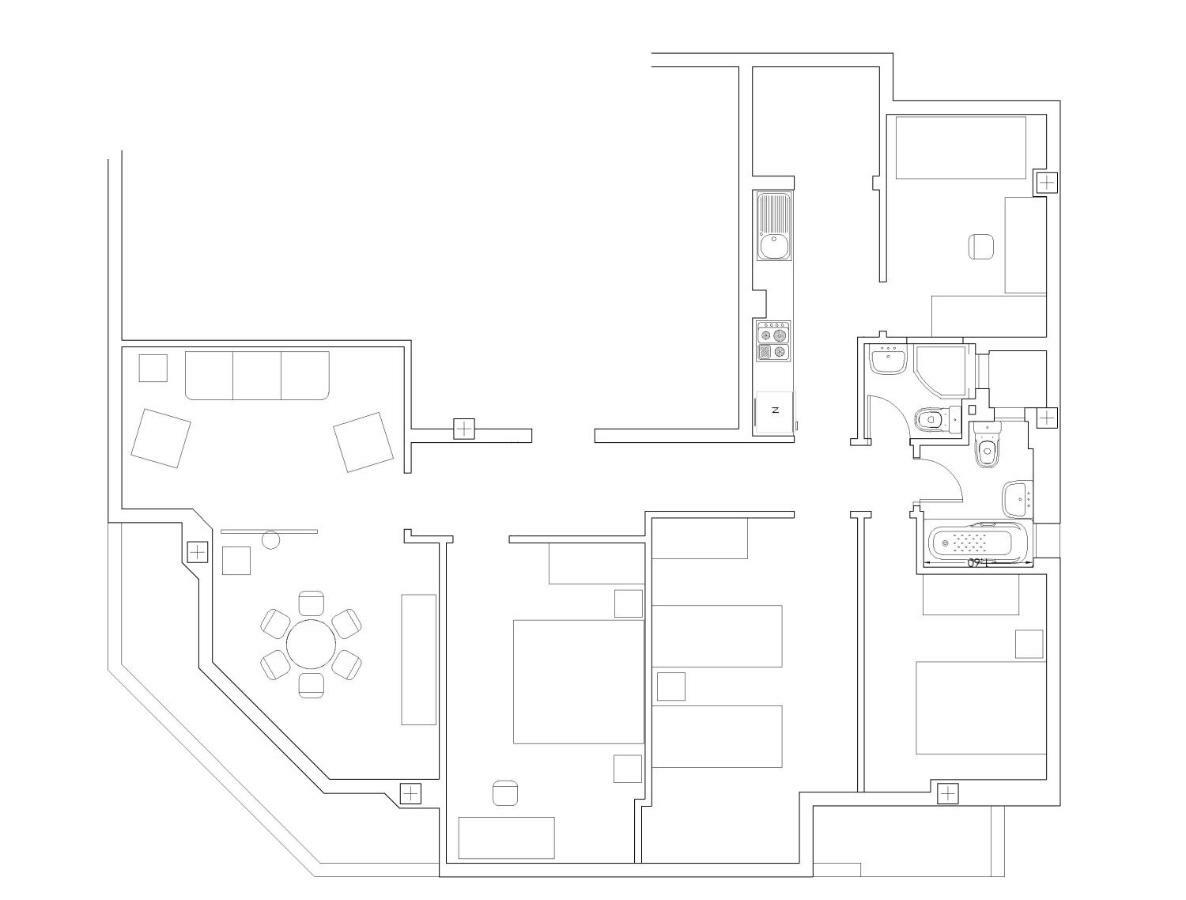 4 Bedrooms -Seneca Center Apartment لقنت المظهر الخارجي الصورة